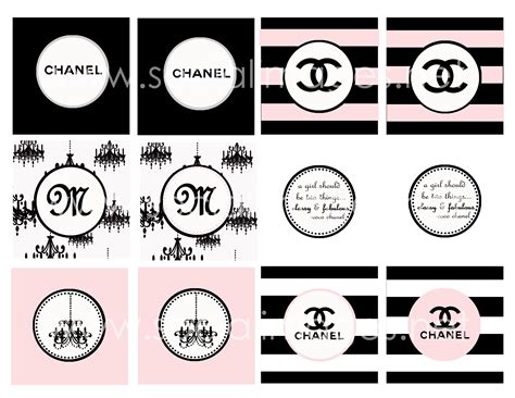 grafika do wydrukowania chanel|Chanel printables.